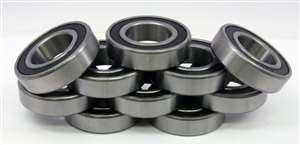 10-Pack R14-2RS 7/8" x 1-7/8" x 1/2" Sealed Bearing