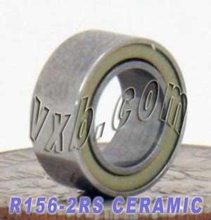 R156-2RS Ceramic Sealed Bearing 3/16x5/16x1/8 inch Bearings - VXB Ball Bearings