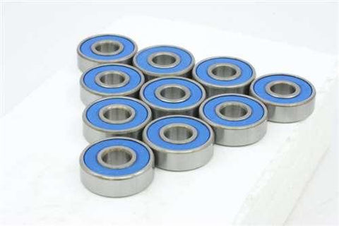 R166-2RS 3/16x3/8x1/8 inch Sealed Miniature Bearings Pack of 10 - VXB Ball Bearings