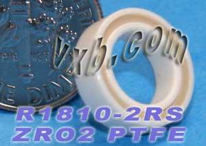 R1810-2RS Full Ceramic Bearing 5/16x1/2x5/32 inch ZrO2 Bearings - VXB Ball Bearings