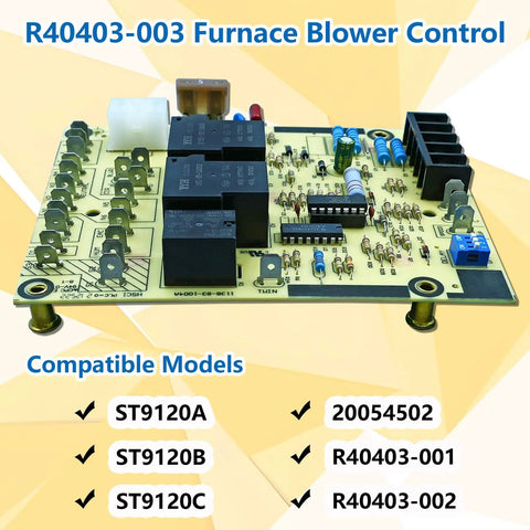 Upgraded ROBOA R40403-003 Furnace Blower Control Board Replacement For ST9120 A B C And 40403-001 40403-002 40403-003 Direct Fit