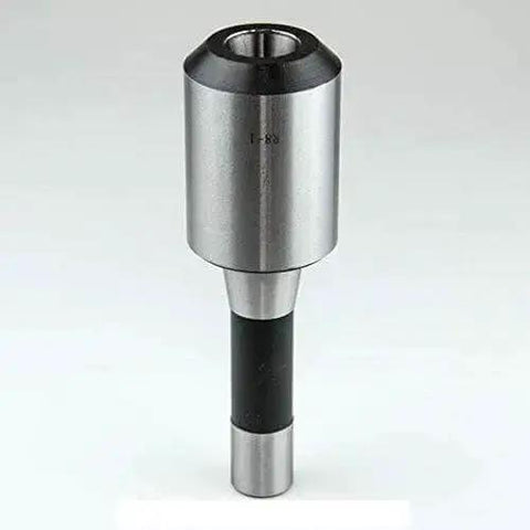 Front view of 1 Inch R8 End Mill Holder Adapter For Bridgeport Milling Tools That Holds 1 Inch Tool Shanks Tight, Hardened Alloy Forged Tool Steel, Drawbar End Thread 7/16-20, Part All-44022.