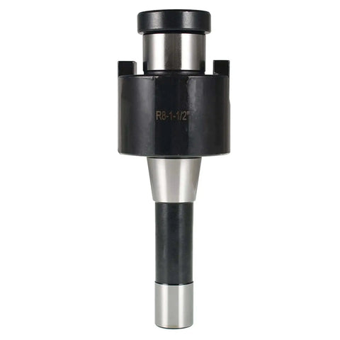R8 Face Mill Holder With 1-1/4 Inch Arbor 7/16-20UNF Drawbar Thread Shell Mill Arbor Supports 4 To 5 Inch End Mills For Bridgeport Machines