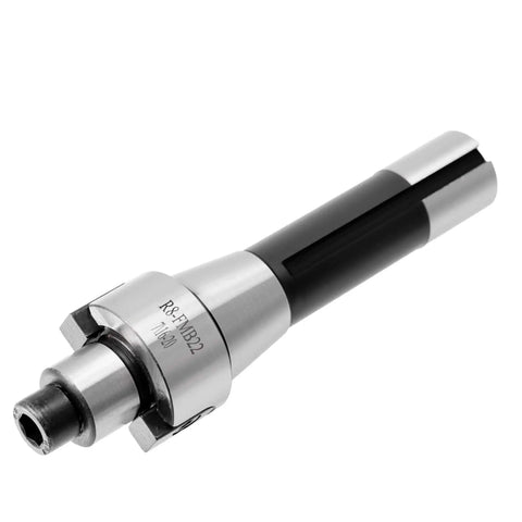 Close-up of Face Mill And Insert Set For R8 FMB22 Arbor With 50mm Cutter And 7 By 16 By 20 UNF Thread, tool compatible with mills.