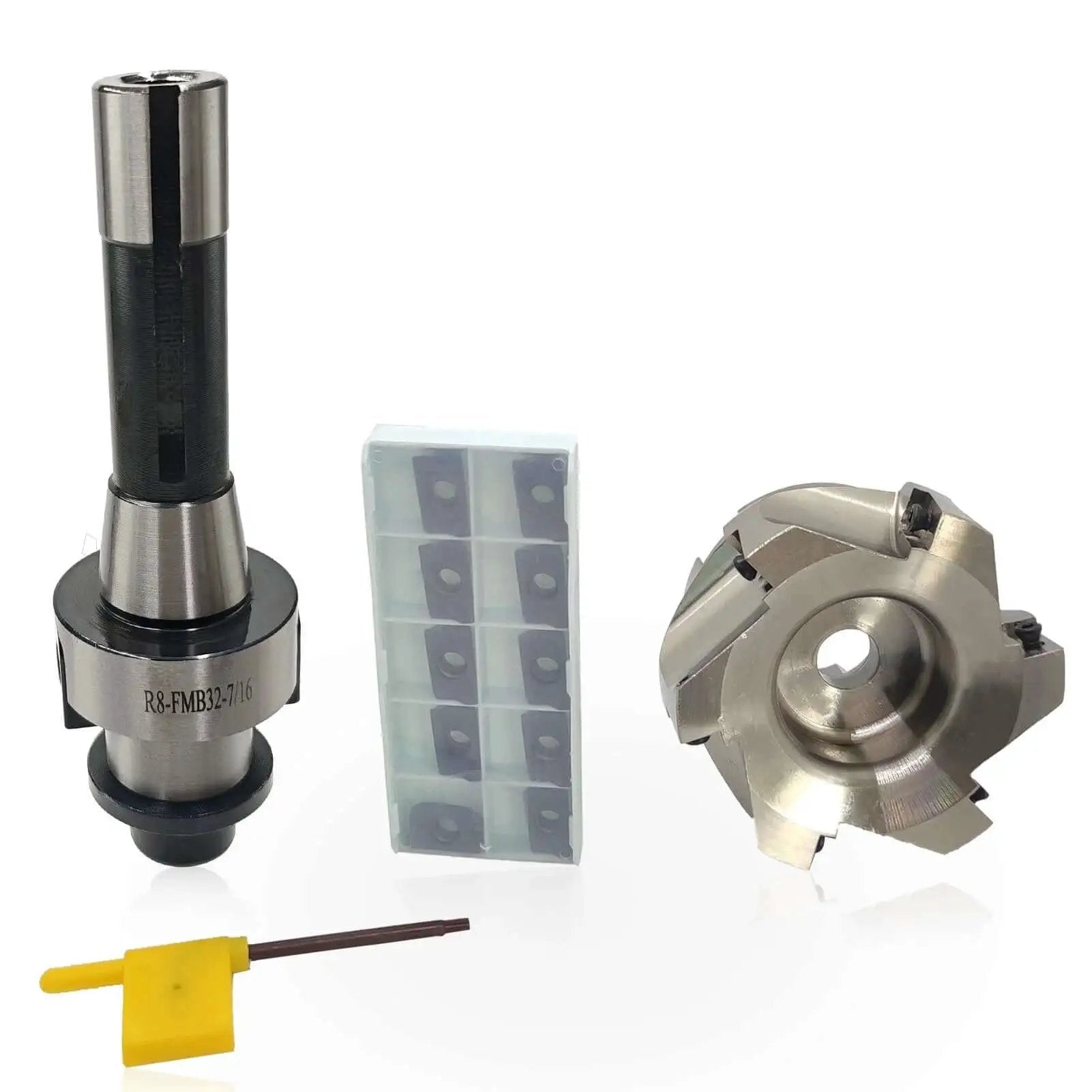 R8 shell mill set for CNC milling - 100mm Cutter Set 🍁...