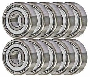 R8PP Ball Bearings 8x22x7 Miniature Bearing Pack of 10 - VXB Ball Bearings