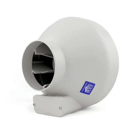 Ultra Quiet Radon Mitigation Fan For 4 Inch Duct RP140 With Energy Efficient Water Hardened Impeller And Thermally Protected Motor