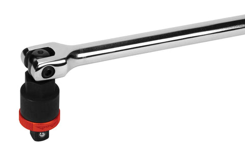 Three Eighths Inch Drive Ratcheting Adapter For Breaker Bar And T Handle, Converts Any Tool Into A Thumbwheel Ratchet A Handy Workhorse For Quick Tightening With Hex Bolster, Heavy Duty Chrome Vanadium, Oil Resistant Black Finish By Performance Tool