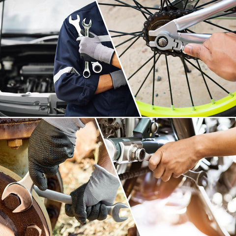 Heavy Duty Built Tough One Half Inch Ratcheting Wrench For SAE Standards Industrial Grade Gear Wrench With 12Point Design And 72Tooth Ratchet Chrome Vanadium Steel Egofine used in various mechanical tasks