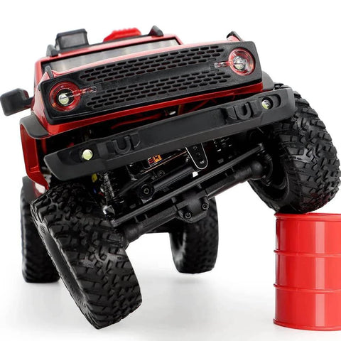 AXIAL SCX24 Servo Metal Gear EMAX Servo Steering Servo with Servo Mount Bracket and Arm SCX24 Upgrade Parts (Black) installed on RC truck