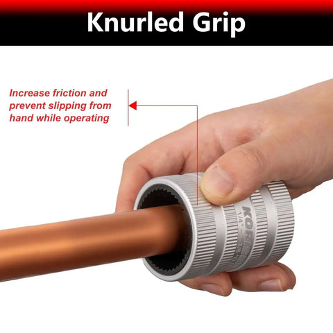 1/4 To 1-3/8 Inch Inner Outer Reaming Tool With 40 Cutting Edges For Reaming Deburring Beveling Aluminum PVC Copper And Stainless Steel