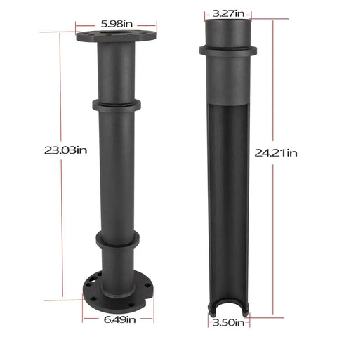 Rear Axle Bearing Puller Tool Fits Land Cruiser 4Runner Tacoma Tundra Sequoia FJ Cruiser And Lexus GX Models For Hard To Reach Rear Bearing Jobs Built For Heavy Duty Pro Grade DIY Auto Maintenance with dimensions shown