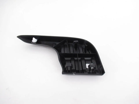 Close-up of a rear bumper reinforcement plate OEM replacement, vehicle-specific stainless steel part with durable design.