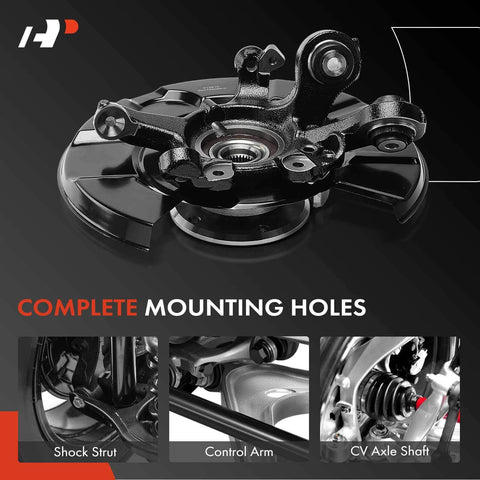Rear Right Steering Knuckle And Wheel Bearing Hub Assembly For BMW 3 Series 2006 To 2013 Fits 325xi 330i 330xi 328i 335i 335is XDrive Passenger Side Replacement