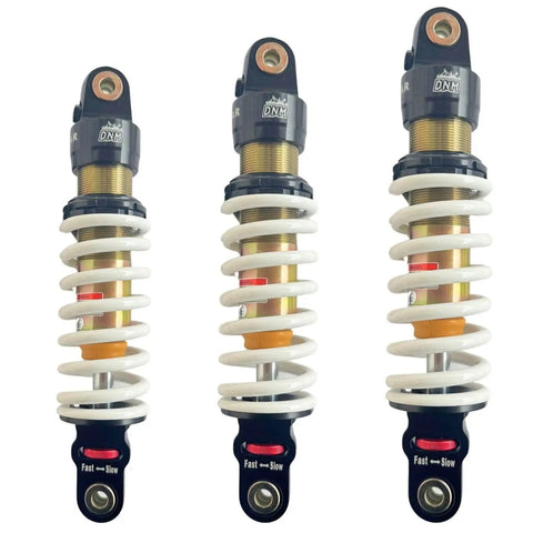Rear Shock For Dirty Pit Bike With Adjustable Rebound And Dual Spring Options 250lb Or 350lb, Eye To Eye 265-360mm