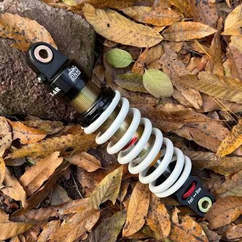 Rear Shock For Dirty Pit Bike With Adjustable Rebound And Dual Spring Options 250lb Or 350lb on autumn leaves