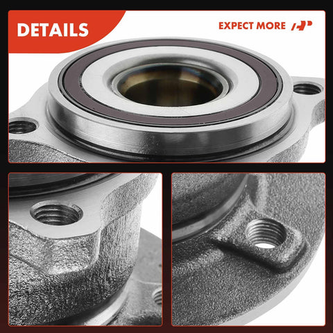 Close-up of Rear Wheel Bearing And Hub Assembly For Mercedes Benz CLA250 CLA45 AMG GLA250 2014 To 2020 AWD Replacement.