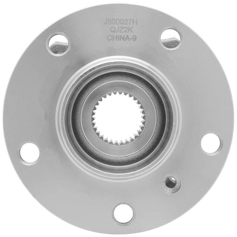 Front view of a Rear Wheel Hub Bearing Assembly One Pack For BMW X3 And X4 2011 To 2017 2015 To 2018 Premium Pre Pressed Replacement.