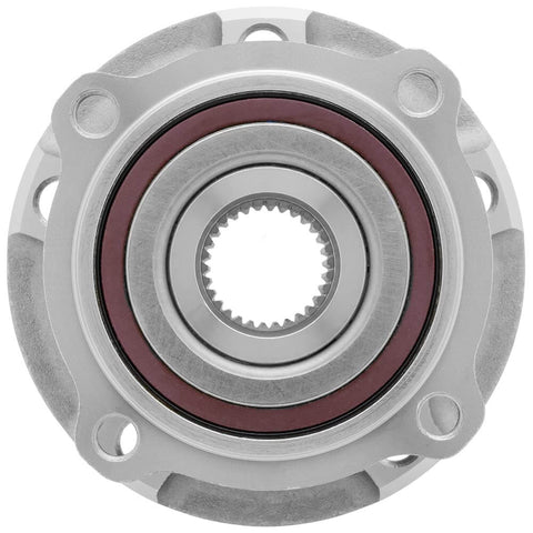 Front view of Premium Heavy-Duty Rear Wheel Hub Bearing Assembly Fits BMW X5 2007-2018 Non M Models And BMW X6 2015-2019