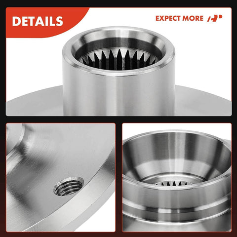 Close-up of Rear Wheel Hub For BMW Fits 1991 To 2010 Models Including 325xi 330Ci 330i 330xi 525i 530i 535i 545i