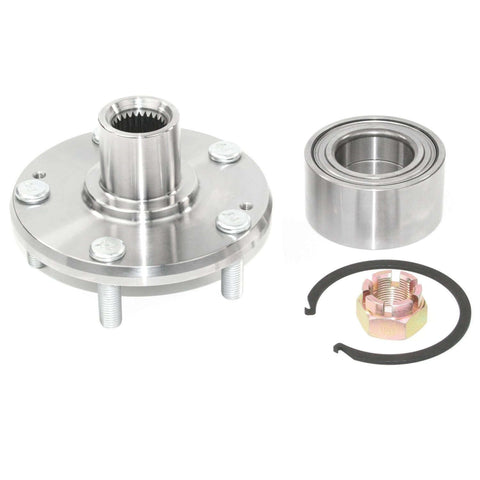 Rear Wheel Hub Kit 29596154 With Bearing, Wheel Studs, Snap Ring And Axle Nut, Complete Repair Solution For Non Integral Wheel Hub
