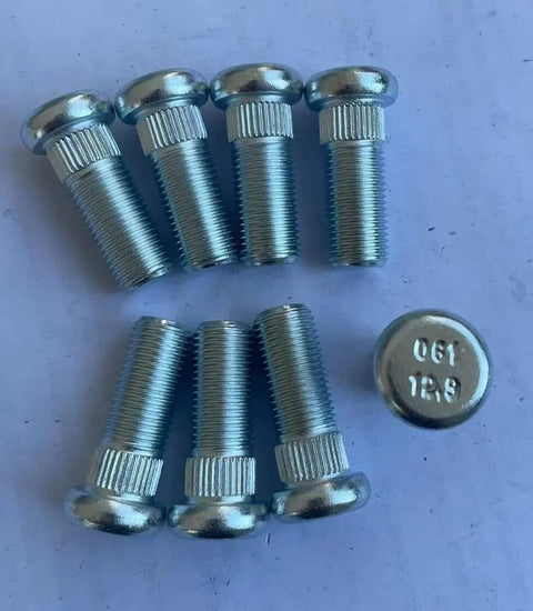 8PCS Rear Wheel Bolt Lug Studs 101922201 416-061 for Club Car DS Golf Cart, 1/2-20 x 33mm OEM replacement view