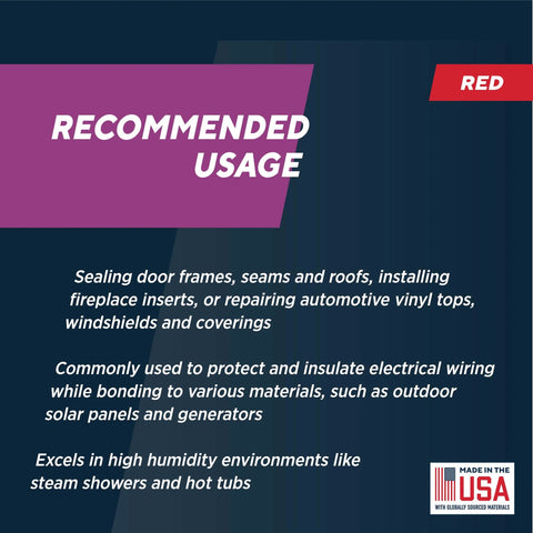 Description of 600 Degree Fahrenheit USA Made High Temperature Silicone Sealant uses and applications in various environments.