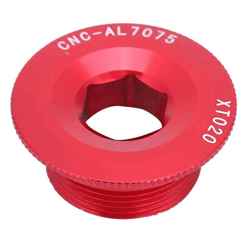 Red crank tension bolt CNC-AL7075 with X1020 marking, designed for bicycle arm cycling screw 105 end bike dust covers gold crankset m20 bolts 2 fixing
