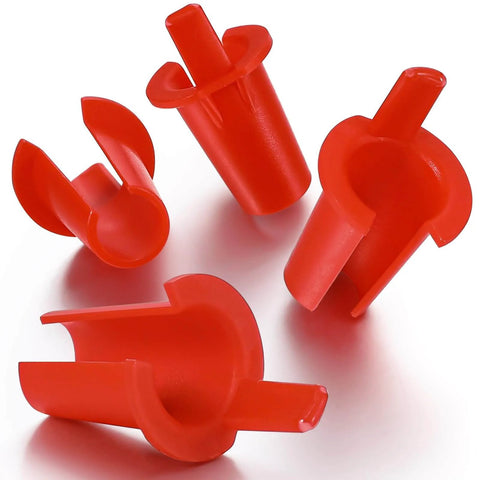 Red plastic 200-pack 5/16 Inch Anti-short Bushing 3/8 Inch Electrical Mc/bx Cable Bushing Red Head Electrical Wire Connectors