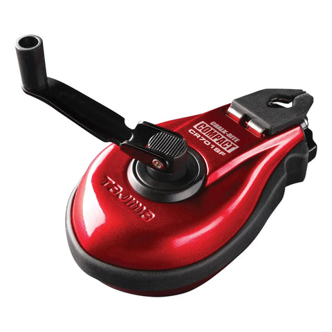 Compact Chalk Line Marker with Extra Bold 1.0mm Line, Durable Aluminum Case, Collapsible Handle, Precision Snap for Fast, Clear Chalk Lines