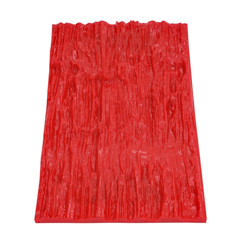 Red textured Heavy Duty Concrete Mold 434x252mm Reusable Plastic Formwork For Pavers And Slabs Built Tough For DIY Projects