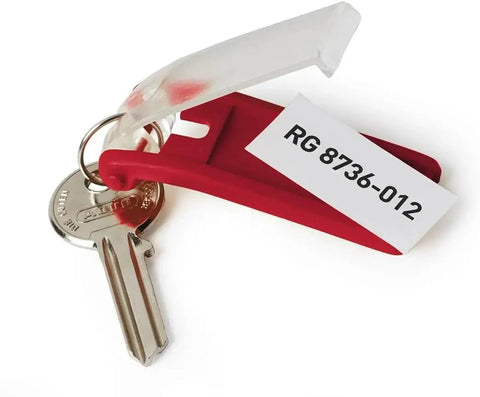 Space Saving 24 Key Wall Mount Rack In Gray Plastic For Easy Access And Clear Key Labeling With A Slick Dope Design key clip tag