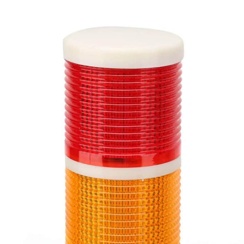 Bright 3 Layer LED Industrial Tower Warning Light for Traffic and Industrial Use 24VDC Foldable Base Bracket No Modification Required Easy Install Multi Layer Beacon with High Brightness LEDs by Yctze