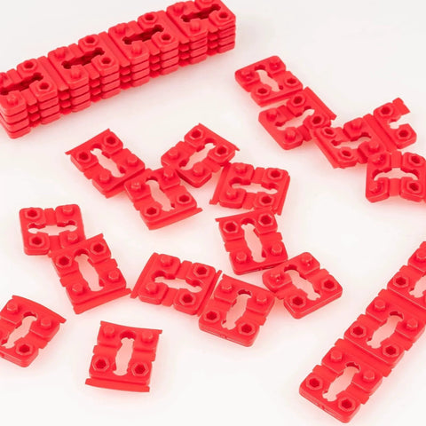 48 Piece Outlet Spacers Pack For Electrical Boxes And Wall Plates Plastic Spacers For Loose Plug Fix arranged in piles