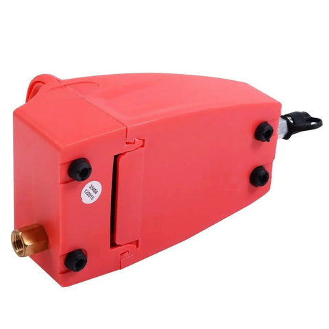 Side view of Heavy Duty Workhorse Pneumatic Vacuum Pump for Auto and Home Air Conditioning Systems with 4.2 CFM capacity.