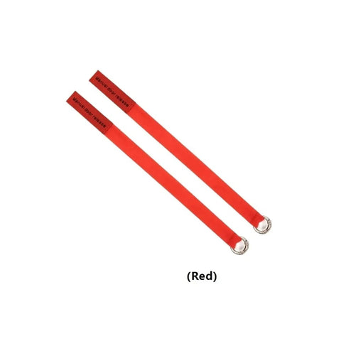 Rear Door Open Rope Kit For L3 Y Series Cars 2021 2022 2023 2024 Extended Manual Door Release Puller In Red With Suede Backing