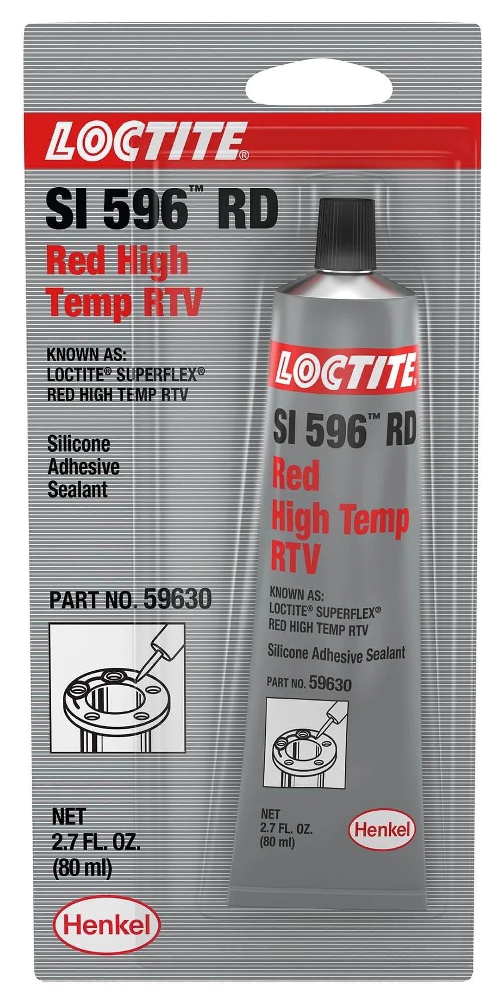 red rtv silicone sealant for gasket making up to 600F ...