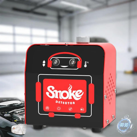 Solary SD101 smoke leak tester, red and black EVAP/vacuum diagnostic device for auto repair