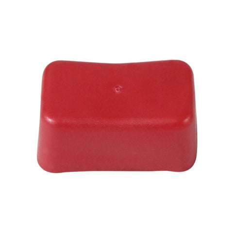 10 Pack Red Plastic Strut Channel Caps For 13/16 And 7/8 Tall Strut Channel Ends, 1-5/8 By 7/8 Inch Short End Caps