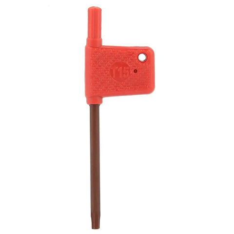 Red plastic hex wrench included in End Mill Set With Face Mill Holder And Wrench Carbide Insert Cutter For CNC Milling Oxidation Resistant Coated Tools
