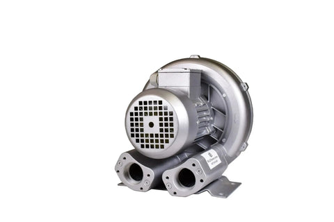 Regenerative Blower 2 HP 220-480V Three Phase 102 CFM Airflow 88 In H2O Pressure Industrial Air Blower front view