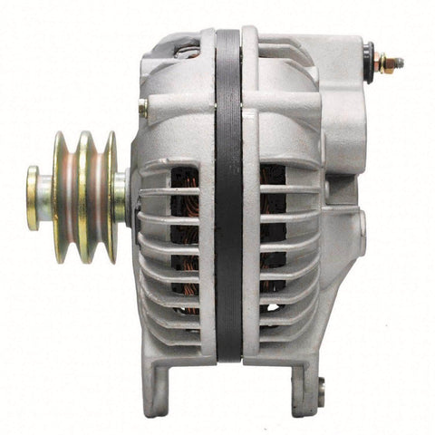 Side view of Remanufactured Automotive Alternator For 334-2086 Vehicles With Beefed Up High Temp Bearings, showing design.