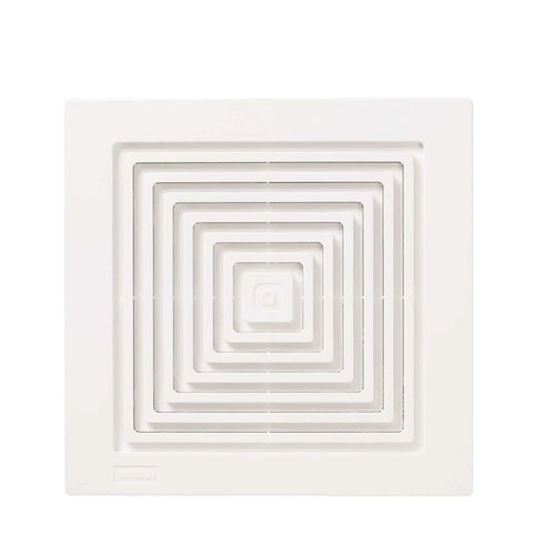 Replacement Grille For 688 Fan By Broan-NuTone, White, 9 X 9.25 Inch, 0.325 Inch Thick, square design, front view