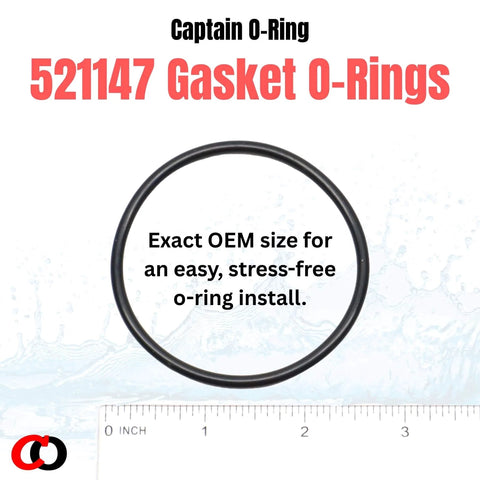 Replacement O Ring 521147 Gasket Pack For Pentair IntelliChlor IC15 IC20 IC40 IC60 And iChlor Salt Chlorine Generators 10 Pack