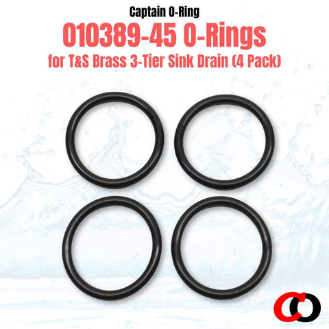 Replacement Plunger O Rings For Three Tier Sink Drains Easy Install Fits 3 Inch And Three Point Five Inch Twist Waste Valves Compatible With Part Number 010389 045 Rubber Stopper O Ring Set Four Pack
