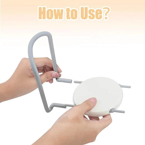 Hands assembling a 2 Pcs Bowl Rack for Kitchen Cutlery, Retractable Plastic Dish Rack, showing removable plate holder.