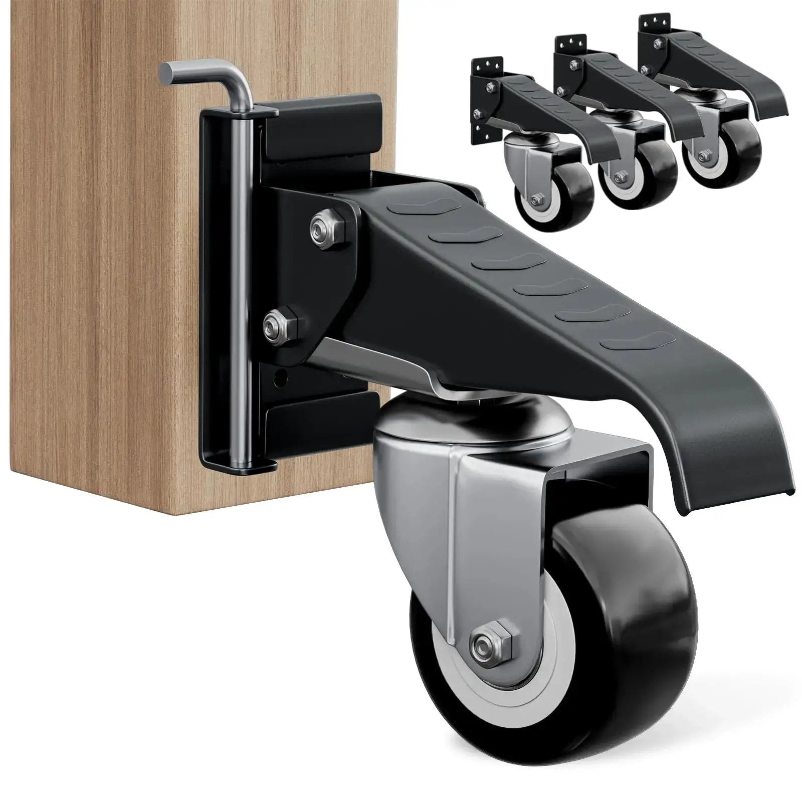 Retractable Workbench Casters With Quick Release Caste...
