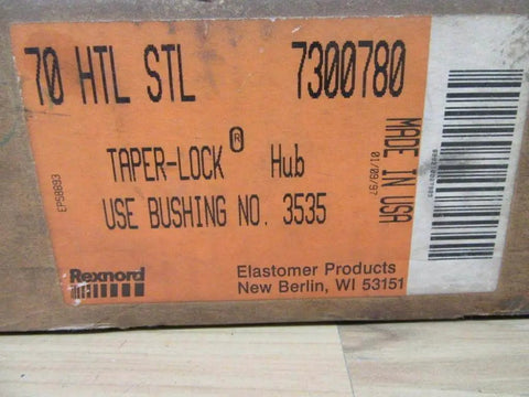 Box label for Heavy Duty Taper Lock Hub Two Seven Eighths Inch Stainless Steel For Rexnord 70 HTI STI 7300780.