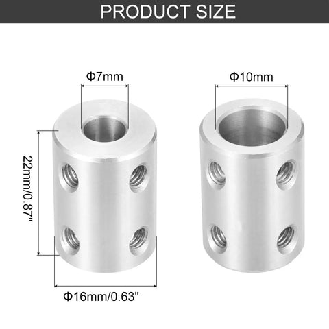 Machine Connector Shaft Rigid Shaft Coupling 7 To 10 Mm For 3D Printers And CN...