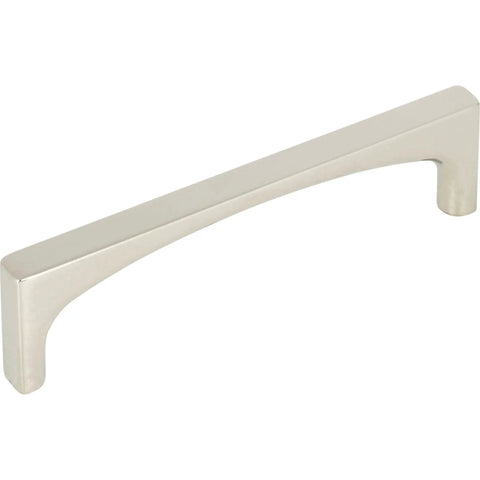 Top Knobs Riverside Three And Three Quarters Inch Center To Center Cabinet Pull In Black Finish TK1012BLK shown in close-up view